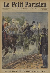 Ovasjon for bugler Rolland, helten fra slaget ved Sidi Brahim, Algerie, 1845