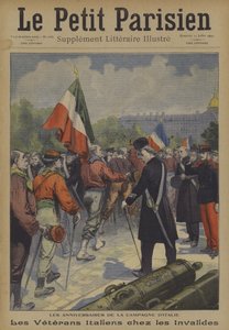 Jubileet for den italienske kampanjen: Italienske veteraner besøker Les Invalides i Paris