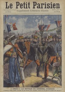 General dAmades retur til Oran, Algerie