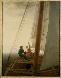 På sjømannen av Caspar David Friedrich