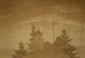 Kors i fjellene av Caspar David Friedrich