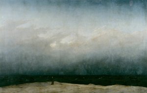 Munken ved sjøen av Caspar David Friedrich