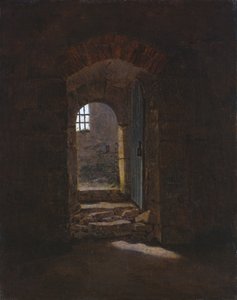 Døråpning i Meissen, 1827 av Caspar David Friedrich
