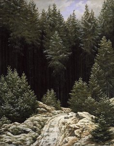 Tidlig snø av Caspar David Friedrich