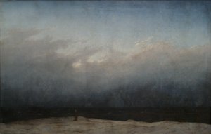 Tysk: Der Mönch am Meer Munken ved havet av Caspar David Friedrich