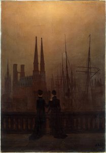 Natthavn av Caspar David Friedrich