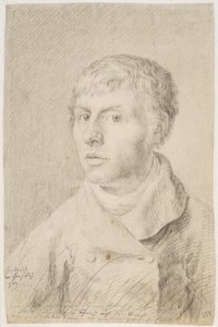 Selvportrett, 1800 av Caspar David Friedrich