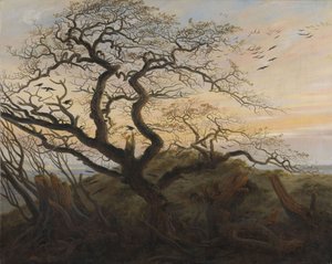 Kråketreet av Caspar David Friedrich