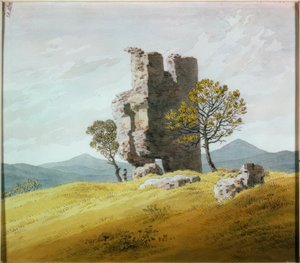 Turmruine av Caspar David Friedrich