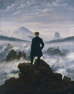Vandrer over tåkehavet, ca. 1817.