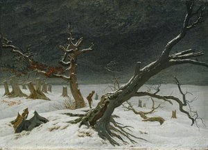 Vinterlandskap av Caspar David Friedrich