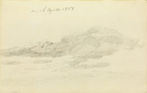 Skystudie av Caspar David Friedrich