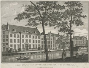 Utsikt over det lutherske barnehjemmet i Amsterdam Utsikt over det lutherske barnehjemmet i Amsterdam (tittel på objekt)