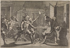Albrecht von Wallenstein, hertug av Friedland, blir myrdet av sine egne soldater, 1634