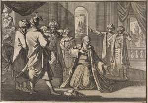 Emir Fakardin ber Sultan Murat IV om livet, 1633