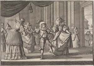 Utdanning av Balthazar Karel, den eldste sønnen til kong Philip IV, 1642 av Caspar Luyken (attributed to)