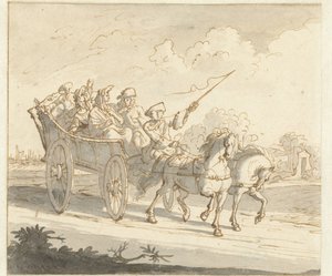 gårdsvogna av Caspar Luyken