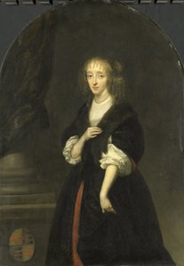 Portrett av Jacoba Bicker (1640-95), kone til Pieter de Graeff av Caspar Netscher