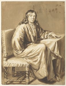 Portrett av Cornelis de Man av Caspar Netscher
