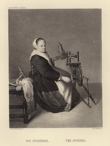 Spinneren av Caspar Netscher
