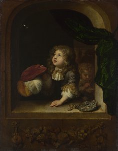 To gutter som blåser bobler, ca. 1670
