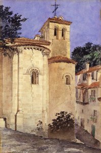 Kirken i Segovia, Spania, 1920.