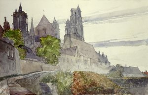 Laon-katedralen, Frankrike, 1913.