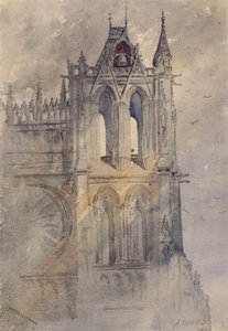 Southwest Tower, Amiens-katedralen, 1880. av Cass Gilbert