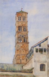 Tower, San Francisco Romano, Roma, 1898. av Cass Gilbert