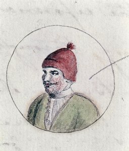 Henry VIII, ca. 1790 (penn og blekk og wc på papir)