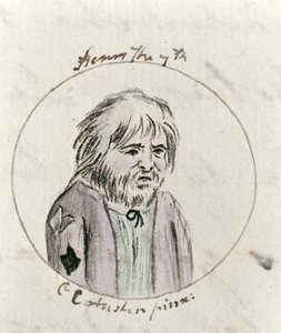 Henry VII, ca. 1790 (penn og blekk og wc på papir)