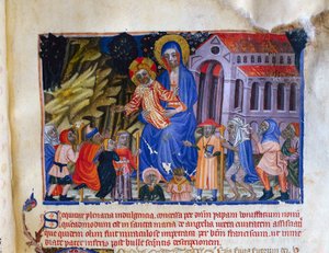 Miniatyr fra Vermeil Book of Montserrat av Catalan School