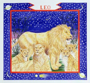 Leo (wc på papir)
