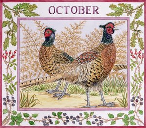 oktober (wc på papir) av Catherine Bradbury