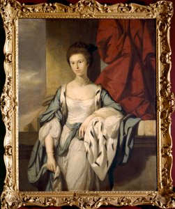 Maria Constantina Trevor, grevinne av Suffolk (olje på lerret) av Catherine Read