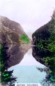 Kystscene, British Columbia, Canada, ca 1920-tallet. av Cavenders Ltd