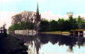 Holy Trinity Church, Stratford-upon-Avon, Warwickshire, 1926. av Cavenders Ltd