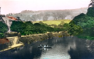 The River Derwent ved Matllock, Derbyshire, 1926.