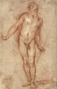 Stående mann naken, 1637-38