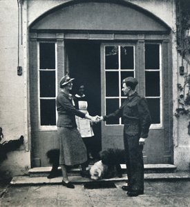 Farvel, fotmann, Lykke til, soldat, 1941