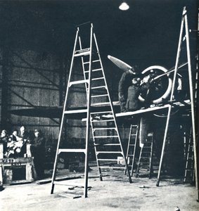 Bakkemannskapets arbeid er aldri ferdig, 1941