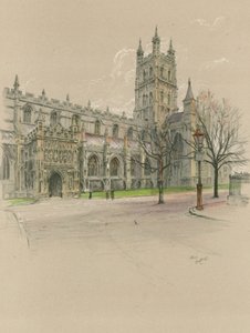 Gloucester katedral av Cecil Charles Windsor Aldin