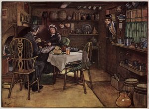 Illustrasjon for The Pickwick Papers av Cecil Aldin av Cecil Charles Windsor Aldin