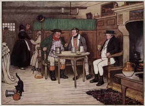 Illustrasjon for The Pickwick Papers av Cecil Aldin av Cecil Charles Windsor Aldin