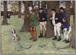 Illustrasjon for The Pickwick Papers av Cecil Aldin av Cecil Charles Windsor Aldin