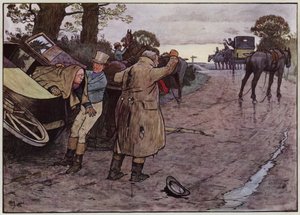 Illustrasjon for The Pickwick Papers av Cecil Aldin av Cecil Charles Windsor Aldin