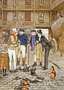 Sam på White Hart av Cecil Charles Windsor Aldin