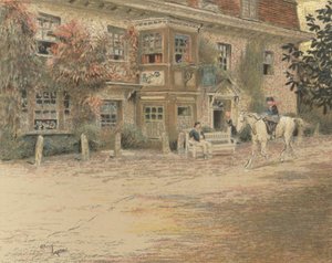 The Anchor Inn, Liphook av Cecil Charles Windsor Aldin