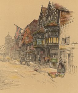The George Inn, Salisbury av Cecil Charles Windsor Aldin
