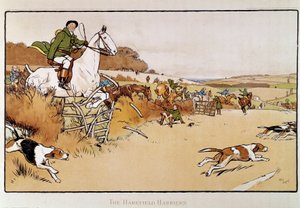 Akvarell av Cecil Aldin (1870-1935) Privatsamling fra 1800-tallet av Cecil Charles Windsor Aldin